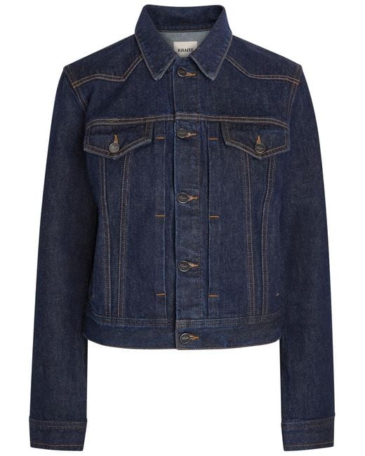 Khaite Blue Augustine Denim Jacket