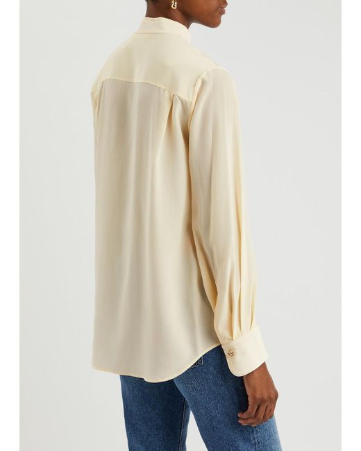 Chloé Natural Silk Crepe De Chine Blouse