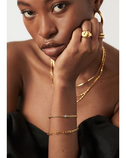 Missoma Metallic December Birthstone 18kt Vermeil Bracelet