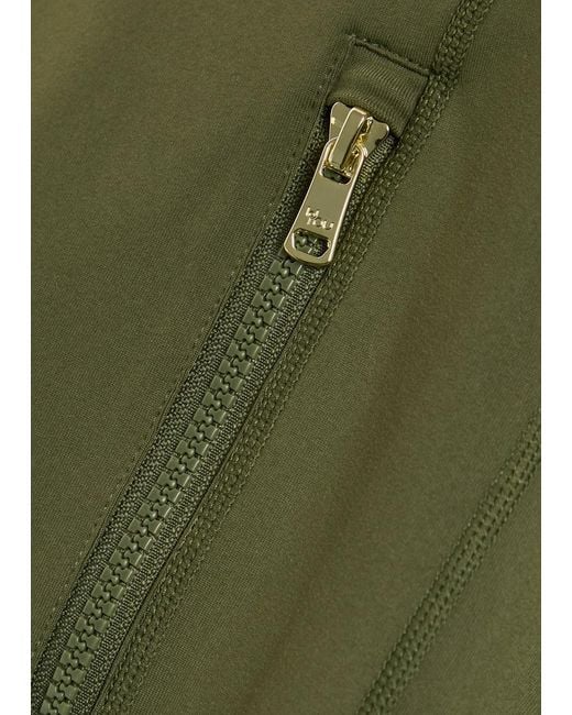 Now You Live Green Clayton Stretch-Jersey Jacket
