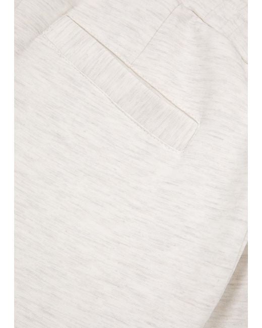 Varley White The Relaxed Pant Stretch-jersey Sweatpants