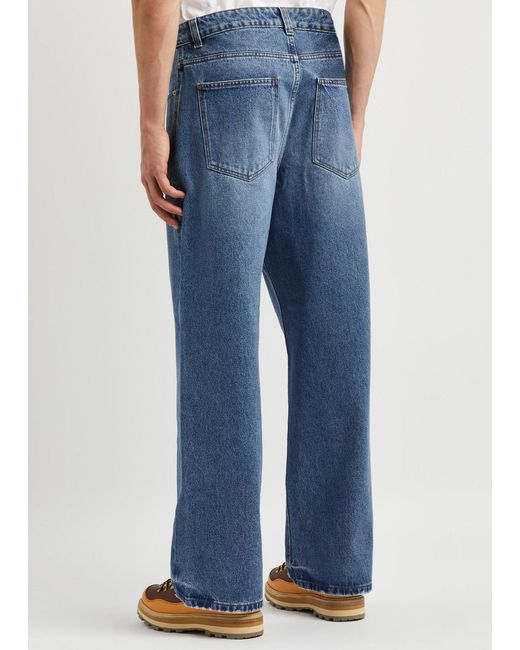 Jacquemus Blue Le De Nimes Wide-leg Jeans for men