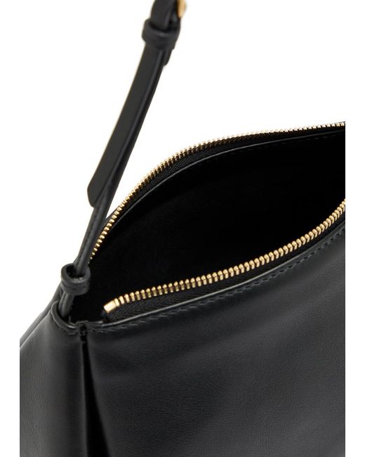 Calvin Klein Black Aurelis Leather Shoulder Bag