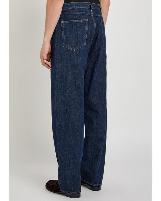 Studio Nicholson Blue Marylebone Relaxed Straight-Leg Jeans for men