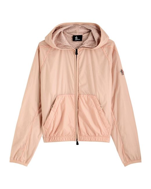 Moncler Pink Shell Cardigan Jacket