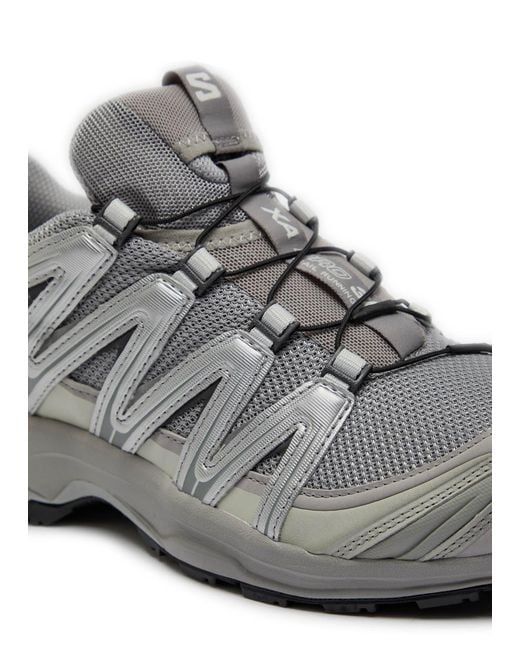 Salomon White Xa Pro 3D Panelled Mesh Sneakers for men