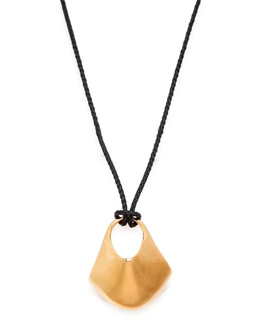 Khaite Metallic Lotus Medium 19Kt-Plated Pendant Necklace