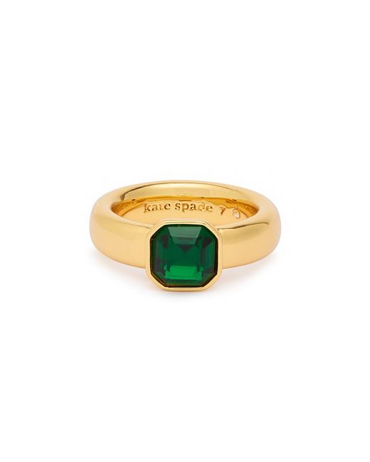 Kate Spade Green Keep Sparkling Ring