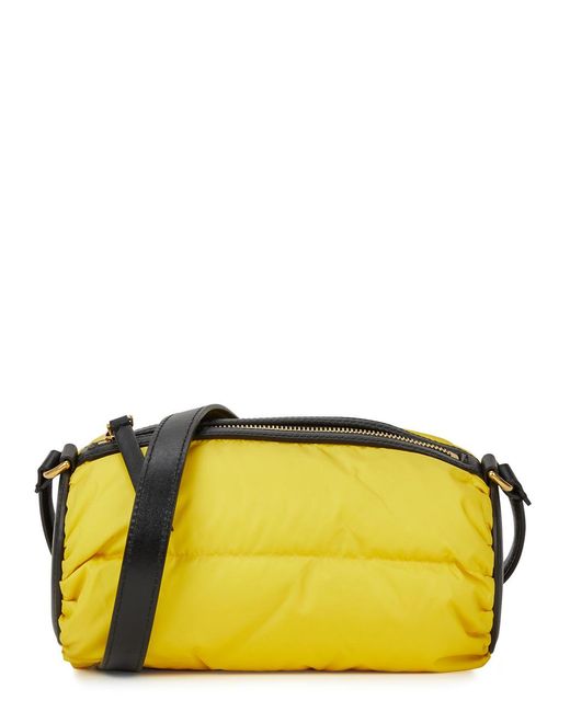 Moncler Yellow Keoni Quilted Shell Cross-body Bag