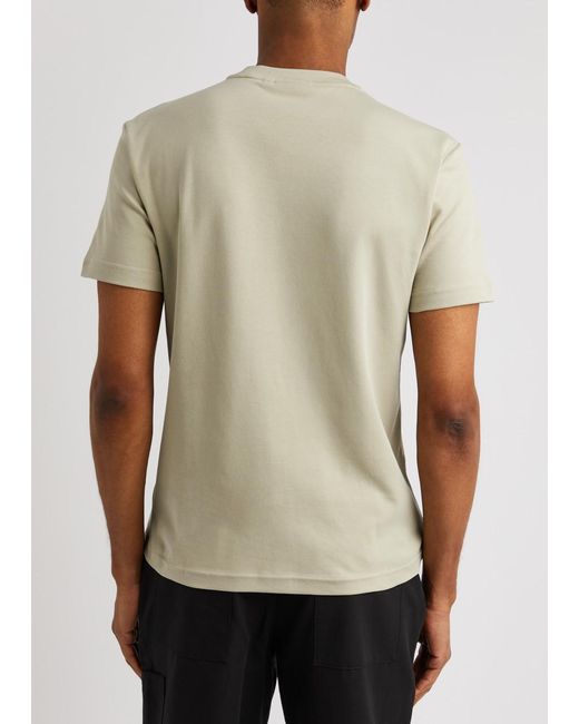Calvin Klein Natural Logo-print Cotton T-shirt for men