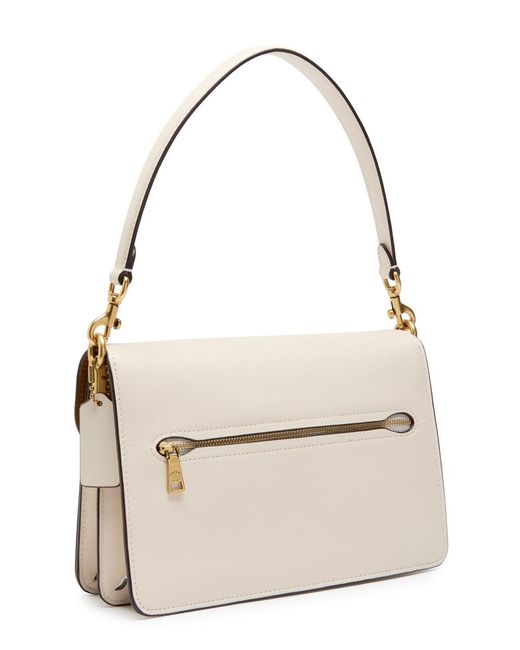 COACH Metallic Tabby Soft Chain Grained Leather Cross-Body Bag