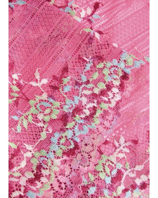 Wacoal Pink Embrace Lace Briefs