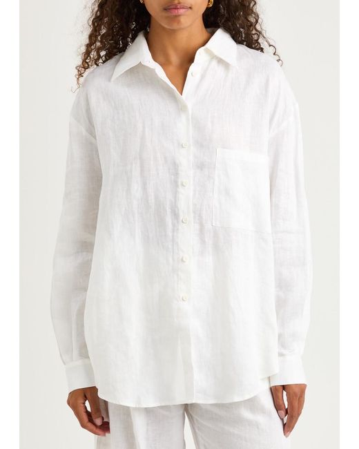 AEXAE White Linen Shirt