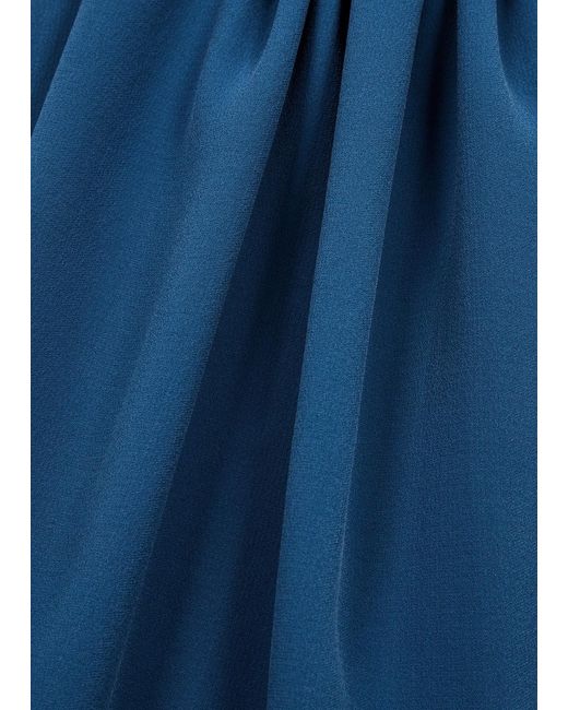 Eileen Fisher Blue Silk Top
