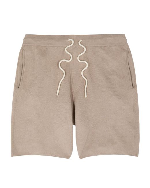 PAIGE Natural Coyne Cotton-Blend Shorts for men