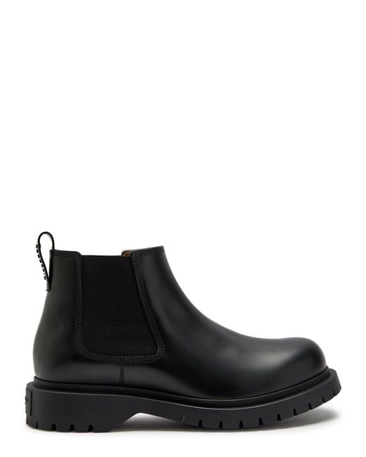 Givenchy Black Leather Chelsea Boots for men