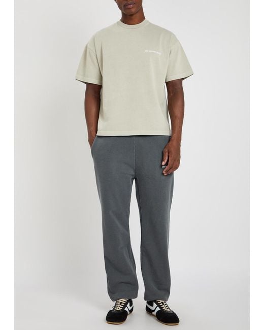 MKI Miyuki-Zoku White Uniform Logo-Print Cotton T-Shirt for men