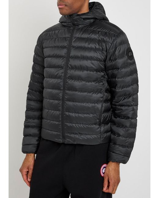 Canada Goose Black Stratus Padded Shell Jacket for men