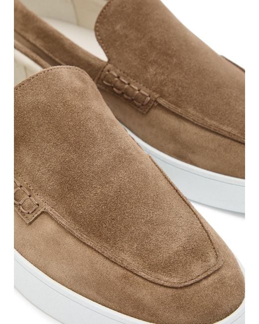 Jude Llow Brown Jacqués Suede Loafers for men