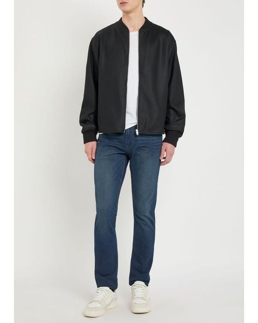 PAIGE Blue Lennox Slim-Leg Denim Jeans for men