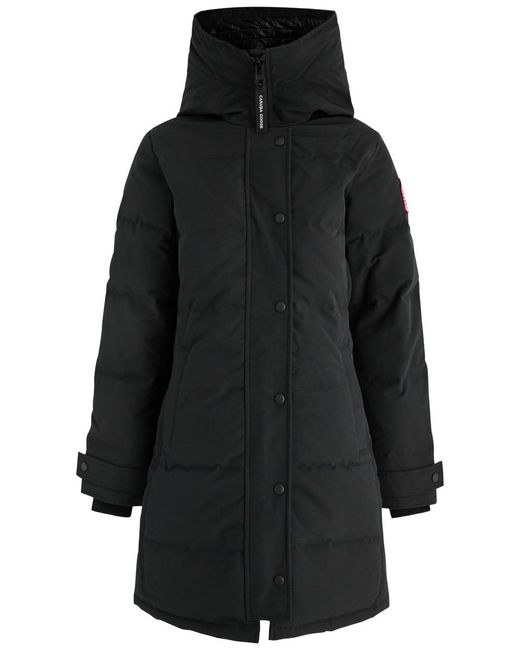 Canada Goose Black Shelbourne Hooded Arctic-Tech Parka