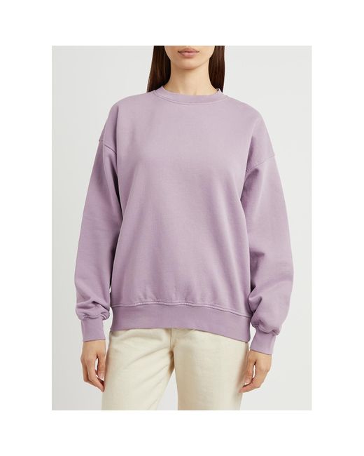 COLORFUL STANDARD Purple Cotton Sweatshirt