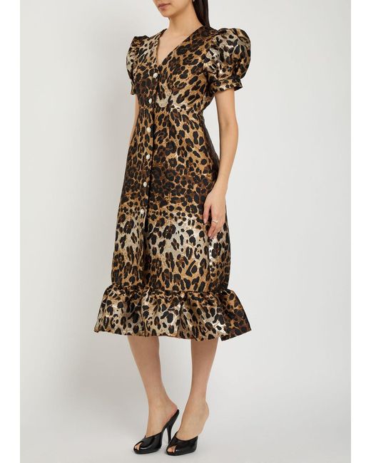 Sister Jane Multicolor Suite-Jacquard Woven Midi Dress