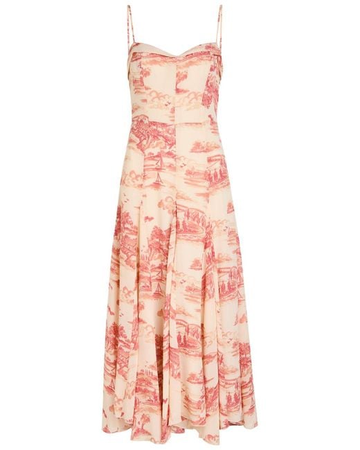 Reformation Pink Fredo Dress