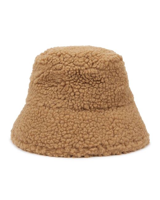 Lack of Color Natural Teddy Fleece Bucket Hat