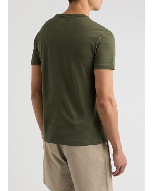 Polo Ralph Lauren Green Custom Slim Cotton T-Shirt for men