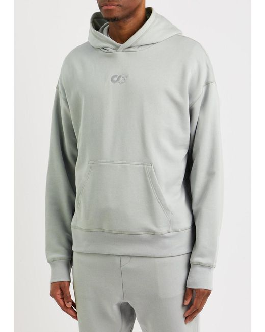 Alpha Tauri Gray Seova Hooded Cotton Sweatshirt for men