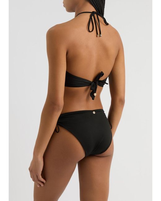 Max Mara Black Alida Bikini Top