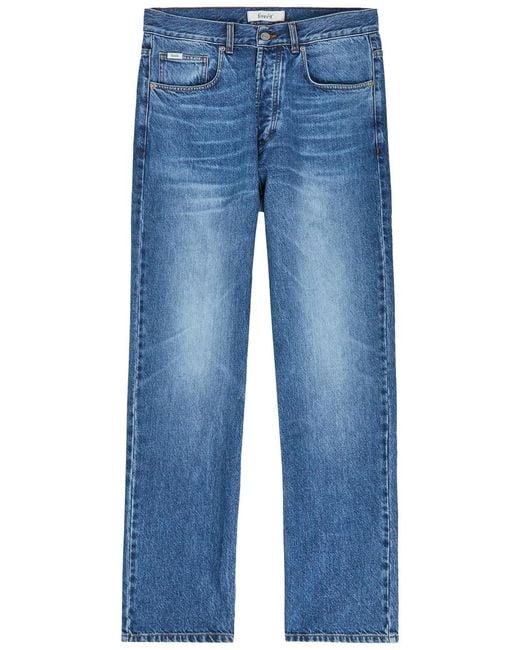 Forét Blue Straight-Leg Denim Jeans for men