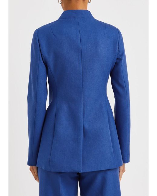 Coperni Blue Single-breasted Wool Jacket