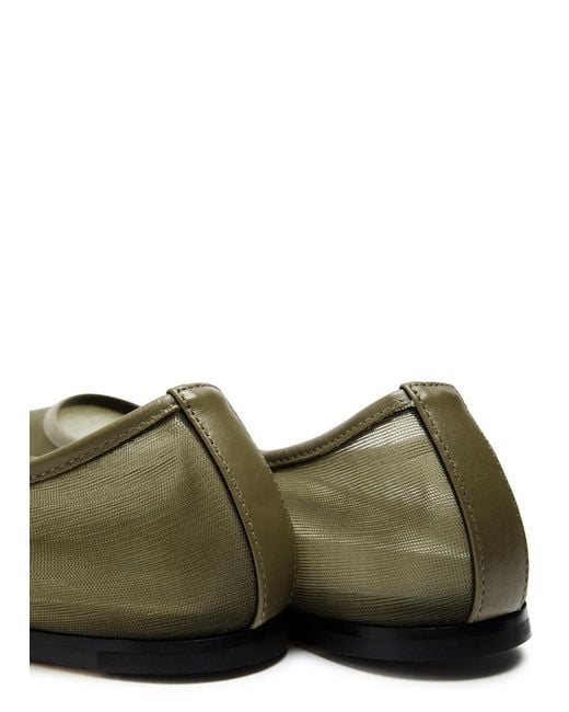 Dear Frances Green Balla Mesh Ballet Flats