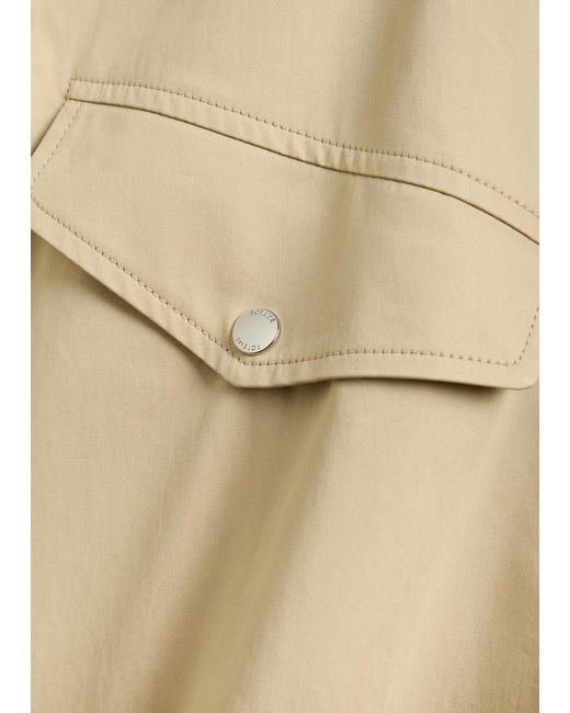 Totême Natural Oversized Cotton-Poplin Trench