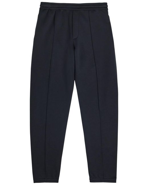 Emporio Armani Blue Jersey Sweatpants for men