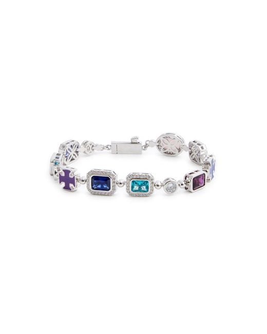 CERNUCCI White Crystal-Embellished Bracelet for men