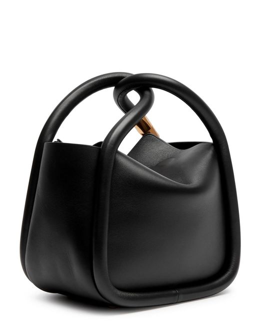 Boyy Black Wonton 20 Leather Top Handle Bag