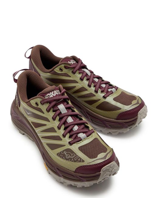 Hoka One One Brown Mafate Speed 2 Panelled Mesh Sneakers