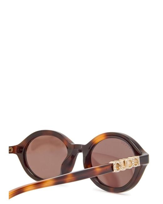 Gucci Multicolor Round-Frame Sunglasses