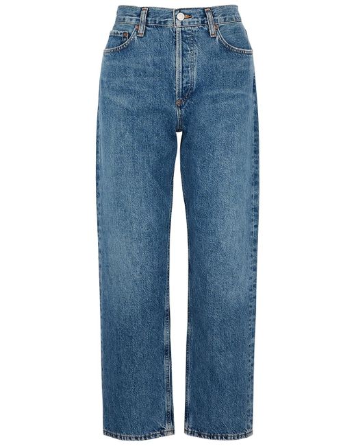 Agolde Wyman Straight-leg Jeans in Blue | Lyst
