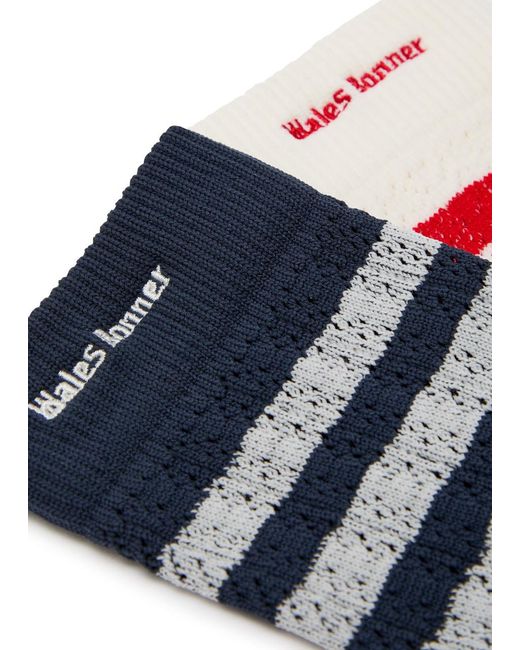 Wales Bonner White Adidas X Pointelle-Knit Socks