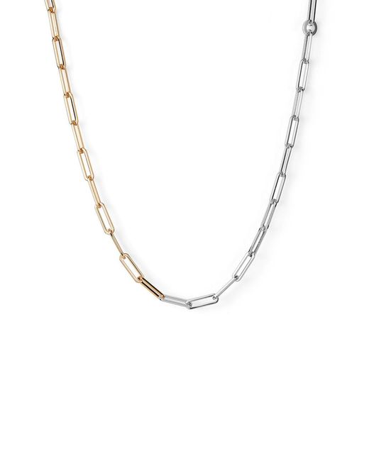 Jenny Bird Metallic Andi And Gold-dipped Chain Necklace