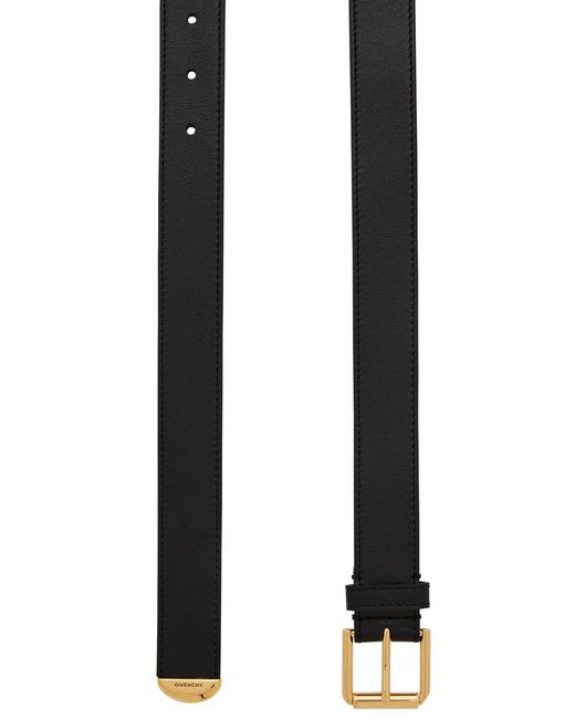 Givenchy Black Leather Belt