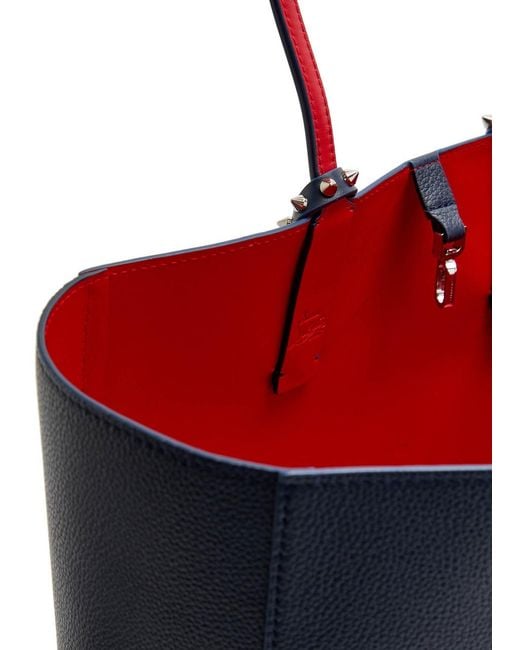 Christian Louboutin Blue Cabata Small Leather Tote