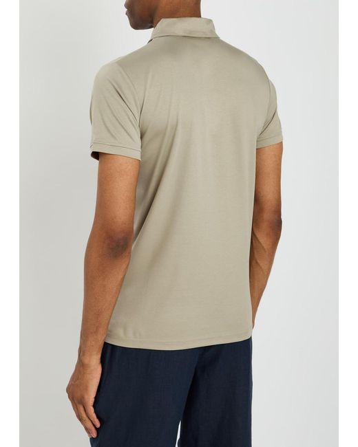 Raith Natural Santi Mercerized Cotton Polo Shirt for men