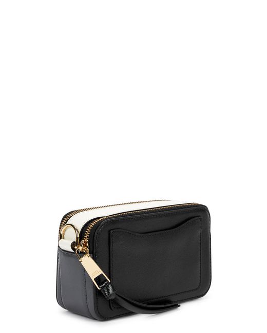 Marc Jacobs The Snapshot Panelled Leather Crossbody Bag in Black Lyst