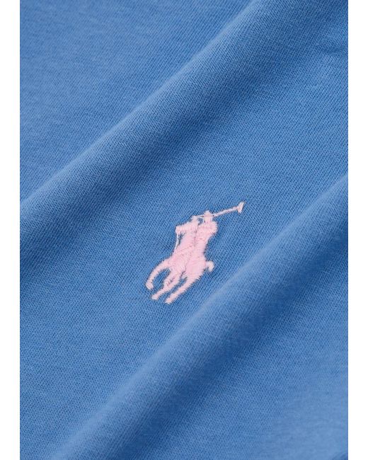 Polo Ralph Lauren Blue Custom Slim Cotton T-Shirt for men