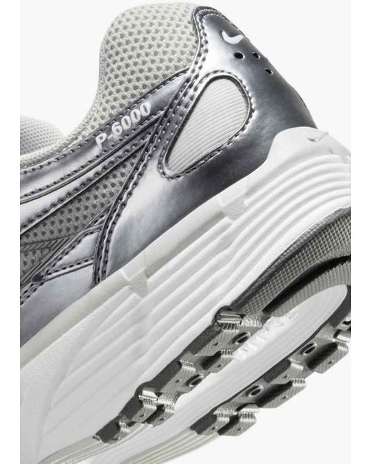 Nike White P-6000 Sneakers